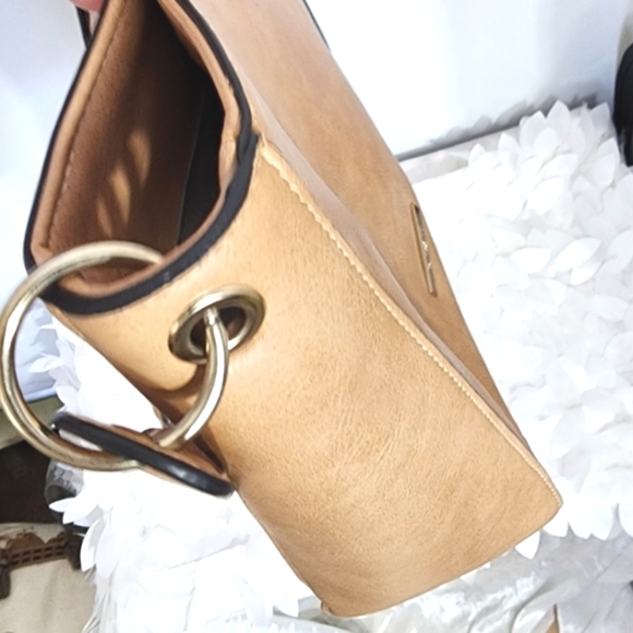 Tony Bianco bag satchel tote textured faux leather 27x23 cm NWOT - Picture 13 of 16